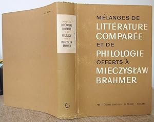 Mélanges de Littérature Comparée et de Philologie Offerts à Mieczyslaw Brahmer