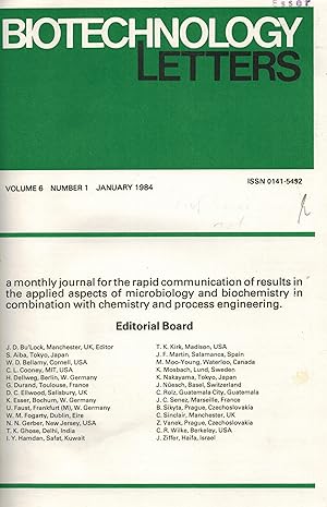 Volume 6 1984, No 1 bis 12 (1 Band)