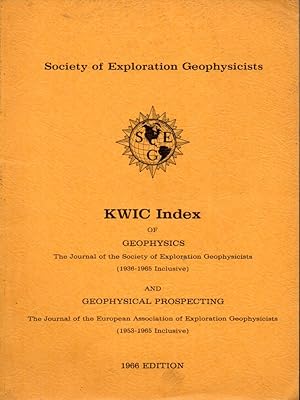 KWIC Index of Geophysics and Geophyscal Prospecting