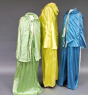 Three Leon Bakst Satin and Rayon Hooded Capes from Papillons