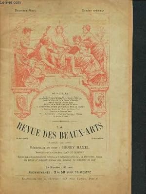 Bild des Verkufers fr La revue des Beaux-Arts nspcimen - Deuxime srie : Une campagne : l'entre gratuite des muses - Quelques considrations  propos des envois de Rome -, par G. Charpentier - Considrations sur l'enseignement actuel de la peinture,etc. zum Verkauf von Le-Livre