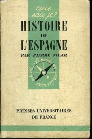 Bild des Verkufers fr Que sais-je? N 275 Histoire de l'Espagne zum Verkauf von Le-Livre