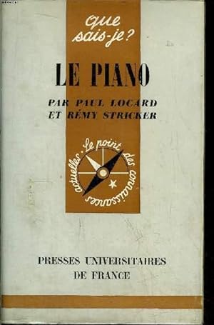 Bild des Verkufers fr Que sais-je? N 263 Le piano zum Verkauf von Le-Livre