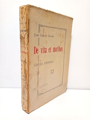 Imagen del vendedor de De vita et moribus (Solaces literarios) a la venta por Librera Miguel Miranda