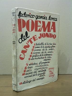 Imagen del vendedor de Poema del Cante Jondo a la venta por Librera Miguel Miranda