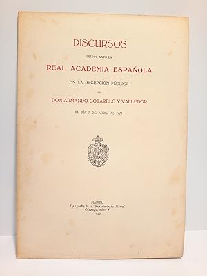 Bild des Verkufers fr Payo Gmez Chario. Almirante y poeta. (Disc. de ingr. en la R.A. Espaola. Contesta: Gabriel Maura Gamazo) zum Verkauf von Librera Miguel Miranda