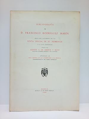 Bibliografía de D. Francisco Rodriguez Marín.