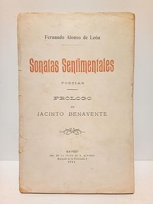 Bild des Verkufers fr Sonatas Sentimentales. (Poesas) zum Verkauf von Librera Miguel Miranda