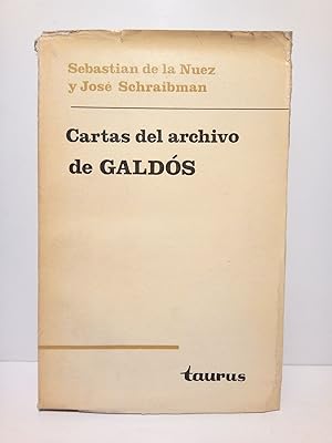 Image du vendeur pour Cartas del Archivo de Perez Galds mis en vente par Librera Miguel Miranda