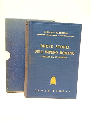 Imagen del vendedor de Breve storia dell'Impero Romano: Narrata da un giurista a la venta por Librera Miguel Miranda