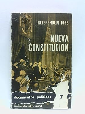 Imagen del vendedor de Referendum 1966: Nueva Constitucin a la venta por Librera Miguel Miranda
