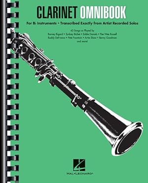 Image du vendeur pour Clarinet Omnibook for B-Flat Instruments : Transcribed Exactly from Artist Recorded Solos mis en vente par GreatBookPrices