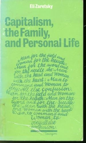 Bild des Verkufers fr Capitalism, the Family and personal Life zum Verkauf von Librairie Le Nord