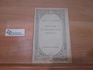 EPITOME DE MYTHOLOGIE GRECQUE - CLASSE DE QUATRIEME.