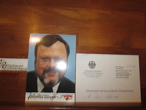 Bild des Verkufers fr Original Autogramm Johannes Gerster (1941-2021) MdB CDU /// Autogramm Autograph signiert signed signee zum Verkauf von Antiquariat im Kaiserviertel | Wimbauer Buchversand