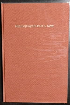 Seller image for Bibliography Old and New for sale by GuthrieBooks