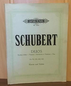 Duos für Pianoforte und Violine (Edition Peters Nr. 156b), Enth.: Rondeau brillant op. 70, Fantai...