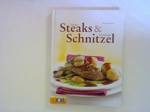 Bild des Verkufers fr Saftige Steaks & knusprige Schnitzel zum Verkauf von ANTIQUARIAT FRDEBUCH Inh.Michael Simon