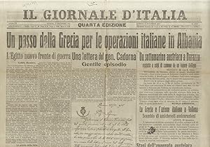 GIORNALE (IL) d'Italia. Quarta edizione. Anno XV. Lunedì 27 dicembre 1915.
