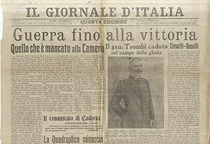GIORNALE (IL) d'Italia. Quarta edizione. Anno XV. Lunedì 6 dicembre 1915.