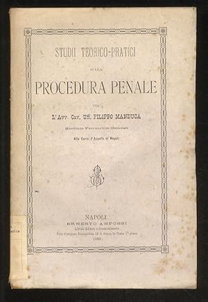 Studii teorico-pratici sulla procedura penale.