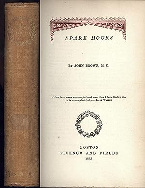 Seller image for Spare Hours for sale by North Country Books