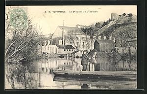 Carte postale Thouars, Le Moulin le Vicomte