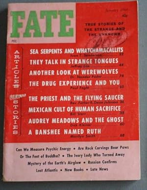 Seller image for FATE (Pulp Digest Magazine); Vol. 17, No. 1, Issue 166, January 1964 True Stories on The Strange, The Unusual, The Unknown for sale by Comic World