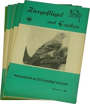 Bild des Verkufers fr Konvolut 15 x Monatszeitschrift der SZG Ziergeflgel und Exoten (1984-1989), zum Verkauf von Versandantiquariat Hbald