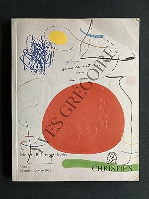 CATALOGUE CHRISTIE'S-GENEVA MONDAY 13 MAY 1991-MODERN ILLUSTRATED BOOKS-APPLIED ARTS BY TWENTIETH...