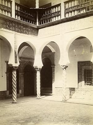 Algeria Algiers Archdiocese Interior Ketchaoua Mosque old Photo 1880