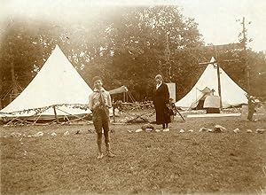 France Lille Region a scout camp Scouting Old Photo 1900