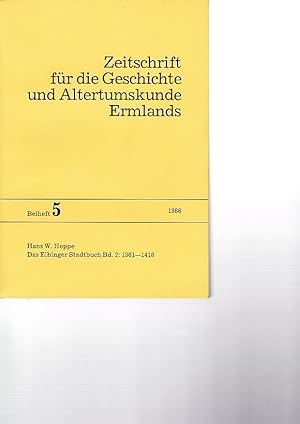 Das Elbinger Stadtbuch Bd. 2: 1361 - 1418.