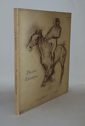 Seller image for CATALOGUE DEGAS 1971 Dessins Originaux Anciens et Modernes Estampes Anciennes du XVe au XVIIIe Sicle Estampes Originales de Maitres des XIXe et XXe Sicles for sale by Rothwell & Dunworth (ABA, ILAB)