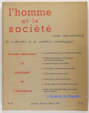 L'homme et la société n°11 Freudo-marxisme et sociologie de l'aliénation