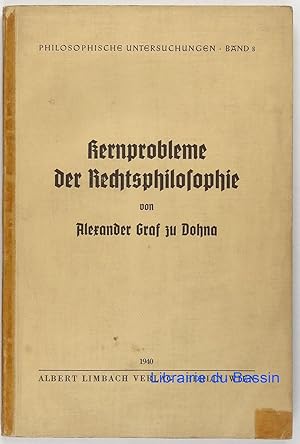 Seller image for Kernprobleme der rechtsphilosophie for sale by Librairie du Bassin