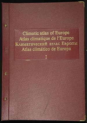 Climatic atlas of Europe. Vol. I: Maps of mean temperature and precipitation.