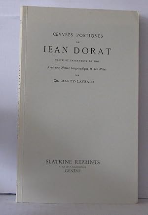 Imagen del vendedor de Oeuvres potiques de Iean Dorat a la venta por Librairie Albert-Etienne