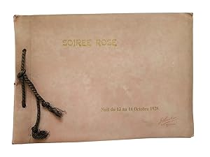 Soiree Rose. A photograph album documenting a 1928 Parisian party hosted by Paul Dreyfus-Rose.