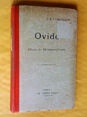 Seller image for Choix de Mtamorphosesm quatrime dition for sale by Claudine Bouvier