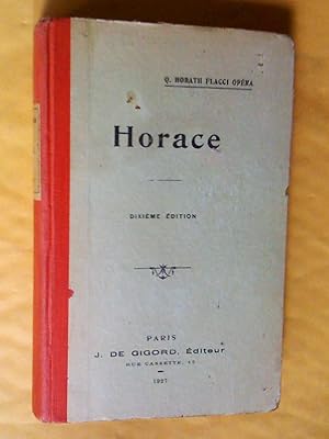 Seller image for Q. Horatii Flacci Opera, dixime dition for sale by Claudine Bouvier