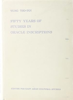 Seller image for Fifty Years of Studies in Oracle Inscriptions. for sale by Antiquariat Held