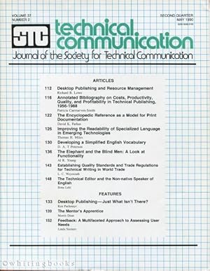Technical Communication: Journal of the Society for Technical Communication - Volume 37, Number 1...