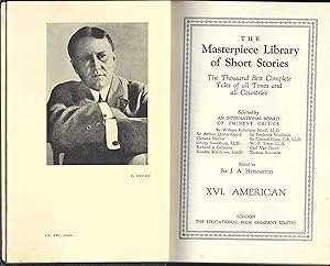 The Masterpiece Library of Short Stories Volume XVI American