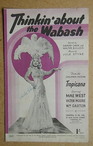 Bild des Verkufers fr Thinkin' About the Wabash. zum Verkauf von N. G. Lawrie Books