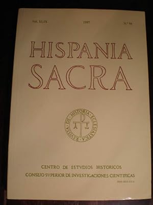 Bild des Verkufers fr Hispania Sacra N 99 - Vol. XLIX - Ao 49 - Enero Junio 1997 zum Verkauf von Librera Antonio Azorn