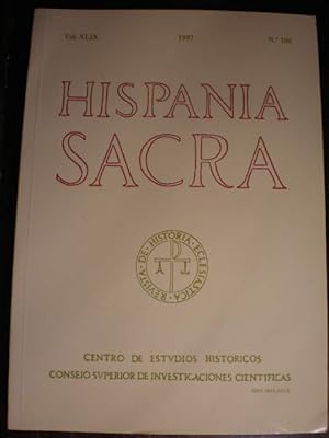 Bild des Verkufers fr Hispania Sacra N 100 - Ao 49 - Vol. XLIX - Julio Diciembre 1997 zum Verkauf von Librera Antonio Azorn