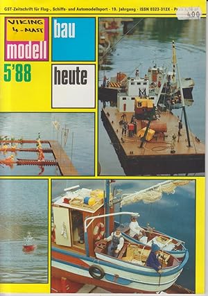 Seller image for Modellbau heute. 19. Jahrgang, 221. Ausgabe. 5/88. Zeitschrift fr Flug-, Schiffs- und Automodellsport. for sale by Allguer Online Antiquariat