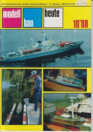 Seller image for Modellbau heute. 19. Jahrgang, 226. Ausgabe. 10/88. Zeitschrift fr Flug-, Schiffs- und Automodellsport. for sale by Allguer Online Antiquariat