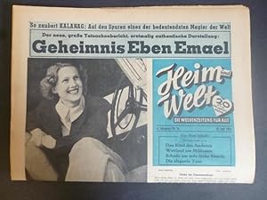 Heim und Welt. Die Wochenzeitung für Alle. 4. Jahrgang / Nummer 24. 10. Juni 1951. "Der neue, gro...